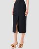 Akris Women's Virgin Wool Slit Midi Skirt - 5