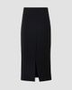 Akris Women's Virgin Wool Slit Midi Skirt - 6