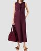 Akris Women's Wool-Blend Knot A-line Midi-Dress - 2