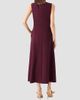 Akris Women's Wool-Blend Knot A-line Midi-Dress - 3