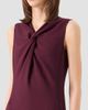 Akris Women's Wool-Blend Knot A-line Midi-Dress - 5
