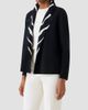 Akris Women's Zebra-Printed Double-Faced Cashmere Reversible Cardigan - 7