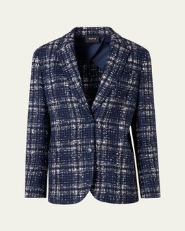 Akris Wool-Viscose Tweed Kora Jacket