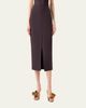 Akris Wool Double-Face Slit Midi Pencil Skirt - 3