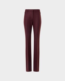 Akris Wool Stretch Flannel Bootcut Trousers