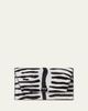 Akris Zebra-Print Calf Hair Clutch Bag - 1