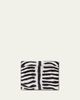 Akris Zebra-Print Calf Hair Clutch Bag - 2