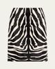 Akris Zebra-Print Pony Hair Pencil Skirt - 1