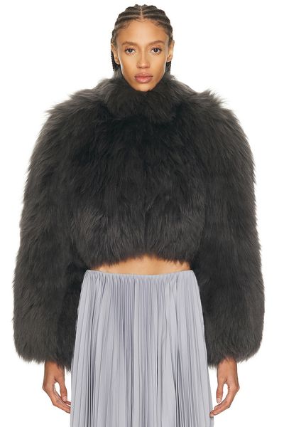 ALAÏA ALAÏA ALAΪA Fur Cropped Jacket
