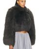 ALAÏA ALAÏA ALAΪA Fur Cropped Jacket - 2