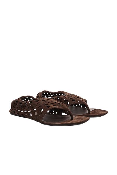 ALAÏA ALAÏA ALAΪA Neo Vienne Flat Sandal
