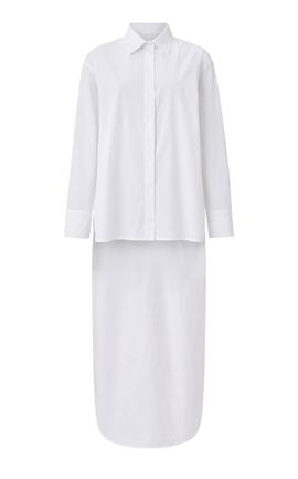 ALAÏA ALAÏA Asymmetric Cotton Shirt