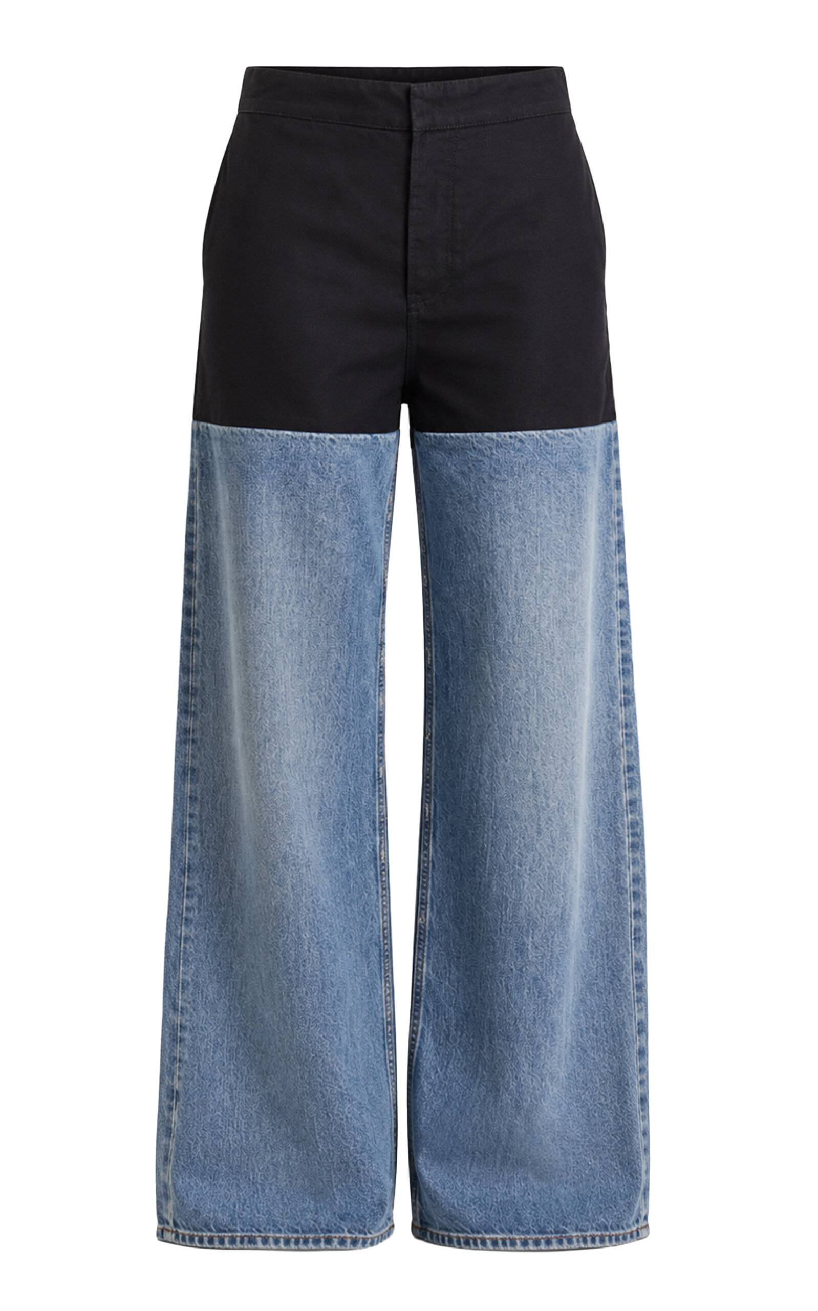 ALAÏA ALAÏA Basque Hybrid WideLeg Jeans