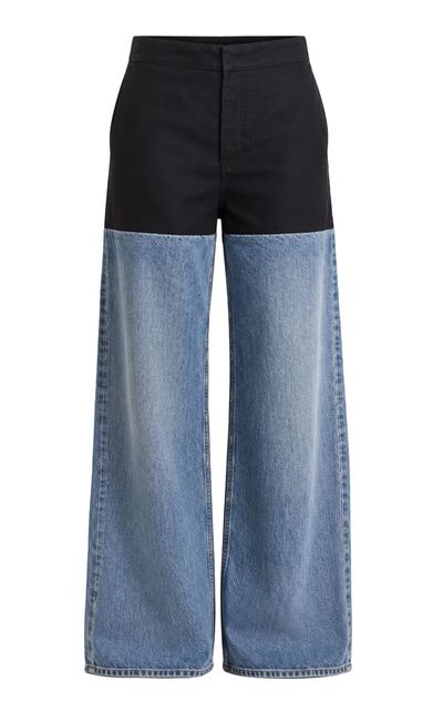 ALAÏA ALAÏA Basque Hybrid WideLeg Jeans