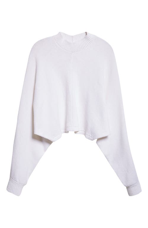 Alaïa Alaïa Batwing Linen & Cotton Sweater