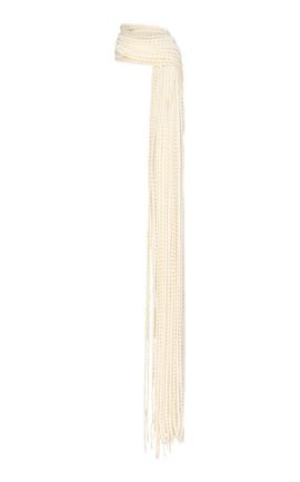 ALAÏA ALAÏA Beaded Knit Scarf
