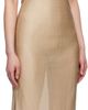 ALAÏA ALAÏA Beige Knit Slip Dress - 2