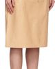 ALAÏA ALAÏA Beige Pencil Calfskin Midi Skirt - 2
