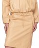 ALAÏA ALAÏA Beige Pencil Calfskin Midi Skirt - 4