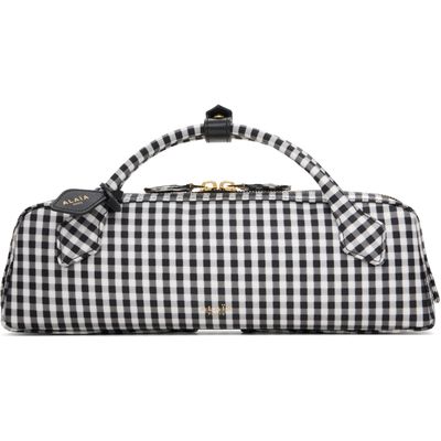 ALAÏA ALAÏA Black & White 'Le Teckel' Clutch Bag