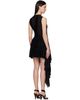 ALAÏA ALAÏA Black Asymmetric Godet Top - 3