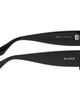 ALAÏA ALAÏA Black Aviator Mask Sunglasses - 2