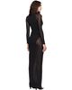 ALAÏA ALAÏA Black Bodycon Opaque Maxi Dress - 3