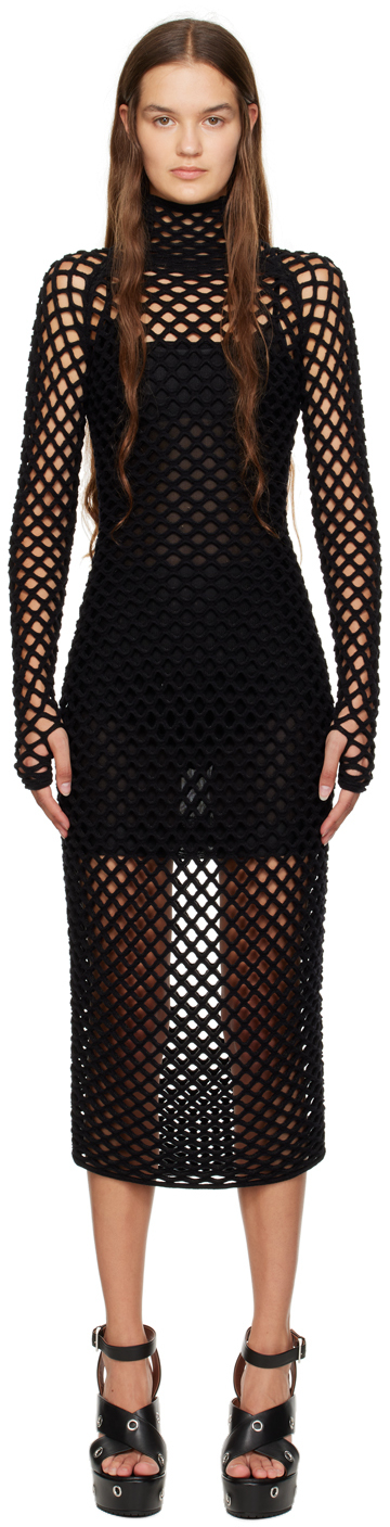 mesh cage dress Bustier Mesh Cage Strap Dress