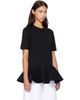 ALAÏA ALAÏA Black Cotton Jersey Crinoline T-shirt - 2