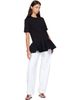ALAÏA ALAÏA Black Cotton Jersey Crinoline T-shirt - 4