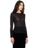 ALAÏA ALAÏA Black Crewneck Wool Sweater - 2