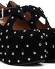 ALAÏA ALAÏA Black Criss Cross Wedge Heels - 4