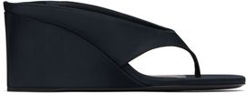 ALAÏA ALAÏA Black Cube Thong Mules