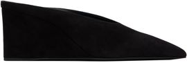 ALAÏA ALAÏA Black Cube Wedge Mule Heels