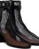 ALAÏA ALAÏA Black Fishnet 55 Boots - 4