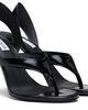 ALAÏA ALAÏA Black Infradito Heeled Sandals - 4