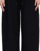 ALAÏA ALAÏA Black Peplum Fleece Lounge Pants - 1