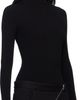 ALAÏA ALAÏA Black Ribbed Knit Bodysuit - 2