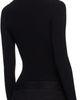 ALAÏA ALAÏA Black Ribbed Knit Bodysuit - 3
