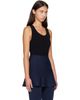 ALAÏA ALAÏA Black Sleeveless Ribbed Knit Bodysuit - 2