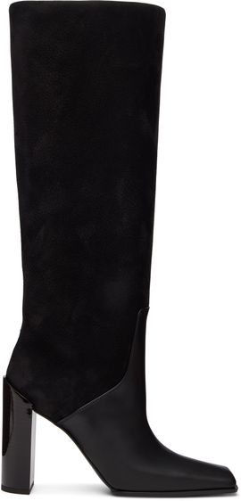 ALAÏA ALAÏA Black Square Knee Boots