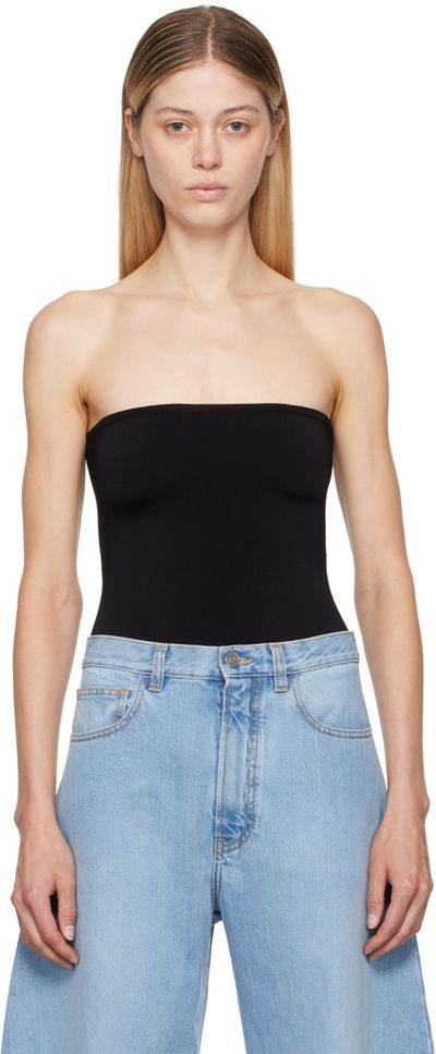 ALAÏA ALAÏA Black Strapless Bodysuit