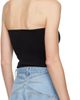 ALAÏA ALAÏA Black Strapless Bodysuit - 3