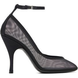 ALAÏA ALAÏA Black Strappy Mesh Heels