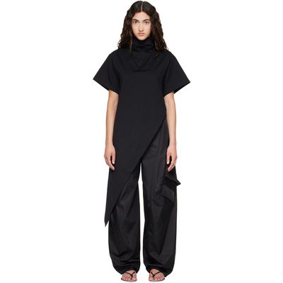 ALAÏA ALAÏA Black Triangle Cotton Jersey T-shirt