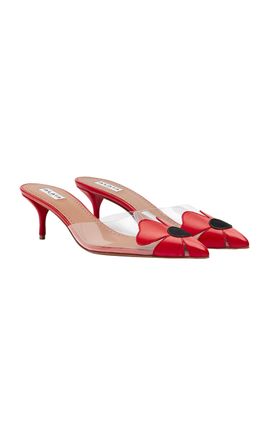 ALAÏA ALAÏA Bloom Suede Pumps