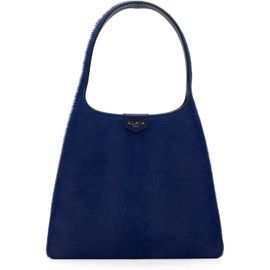 ALAÏA ALAÏA Blue Calfhair Top Handle Bag