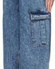 ALAÏA ALAÏA Blue Cargo Jeans - 3