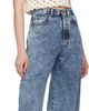 ALAÏA ALAÏA Blue High Waisted Round Jeans - 4