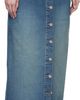 ALAÏA ALAÏA Blue Knitted Waistband Denim Maxi Skirt - 2